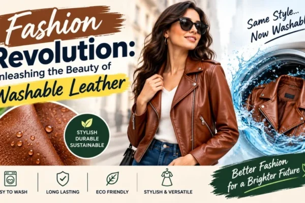 Fashion Revolution: Unleashing the Beauty of Washable Leather