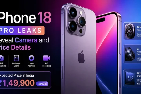 Apple iPhone 18 Pro Leaks Reveal Camera and Price Details
