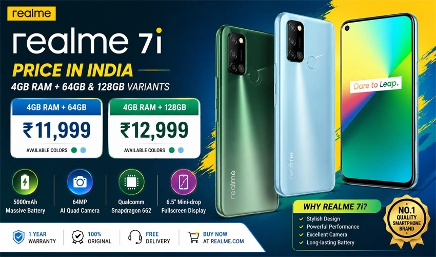Realme 7i Price in India