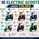 Top 10 Electric Scooters Under ₹30,000