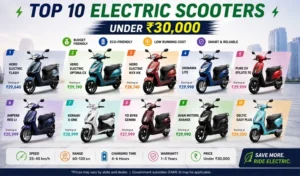 Top 10 Electric Scooters Under ₹30,000