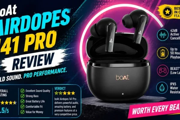 BoAt Airdopes 141 Pro Review