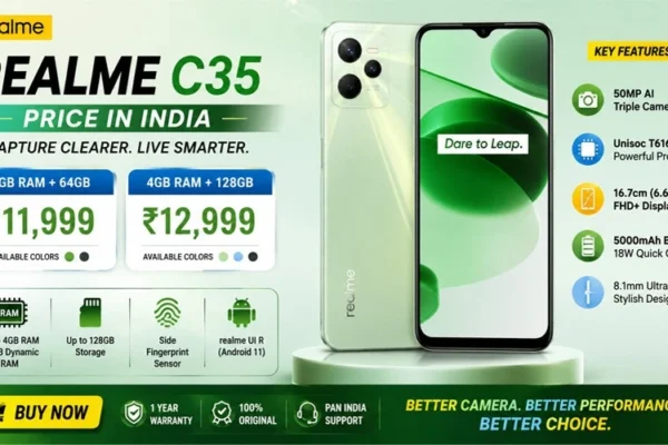 Realme C35 Price in India