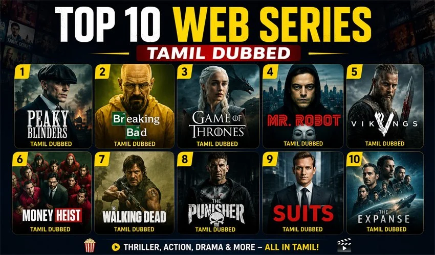 Top 10 Web Series Tamil Dubbed List