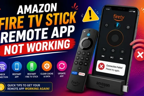 Amazon Fire TV Stick Remote App Not Working