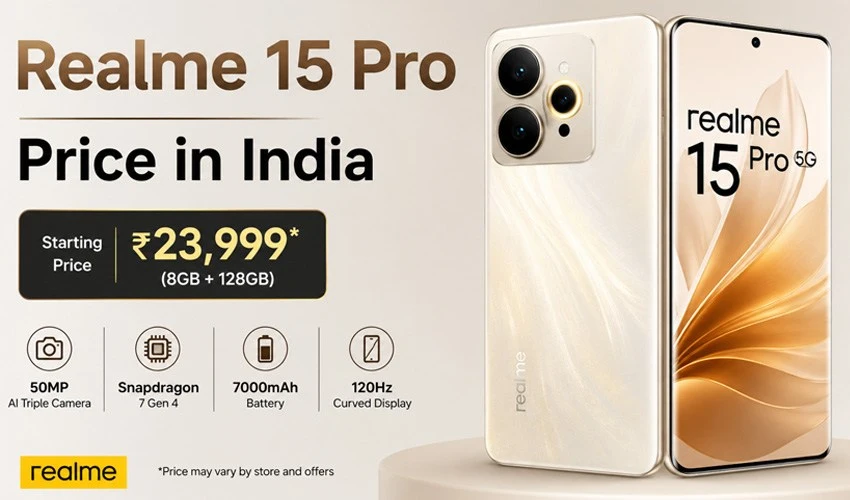 Realme 15 Pro Price in India