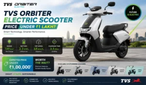 TVS Orbiter Electric Scooter Price Under ₹1 Lakh?