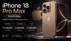 Apple iPhone 18 Pro Max Price in India