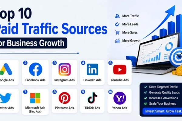 Top 10 Paid Traffic Sources for Business Growth