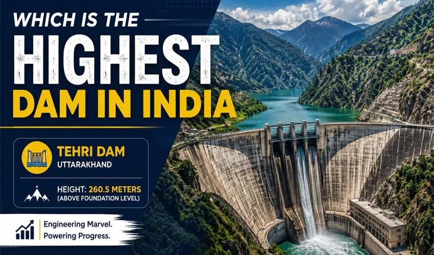 Which is the Highest Dam in India