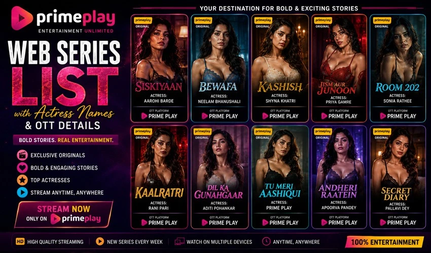 Prime Play Web Series List with Actress Names and OTT Details