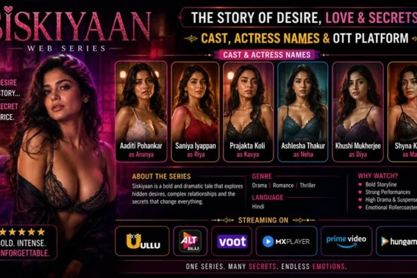 Siskiyaan Web Series Cast, Actress Names & OTT Platform Details